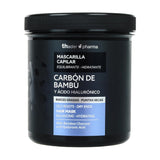 Thader Pharma Balancing Hair Mask s bambusovým uhlím a kyselinou hyaluronovou – ideální pro mastné kořínky a suché konečky, 700 ml Naty Shop Hair Mask Výchozí název