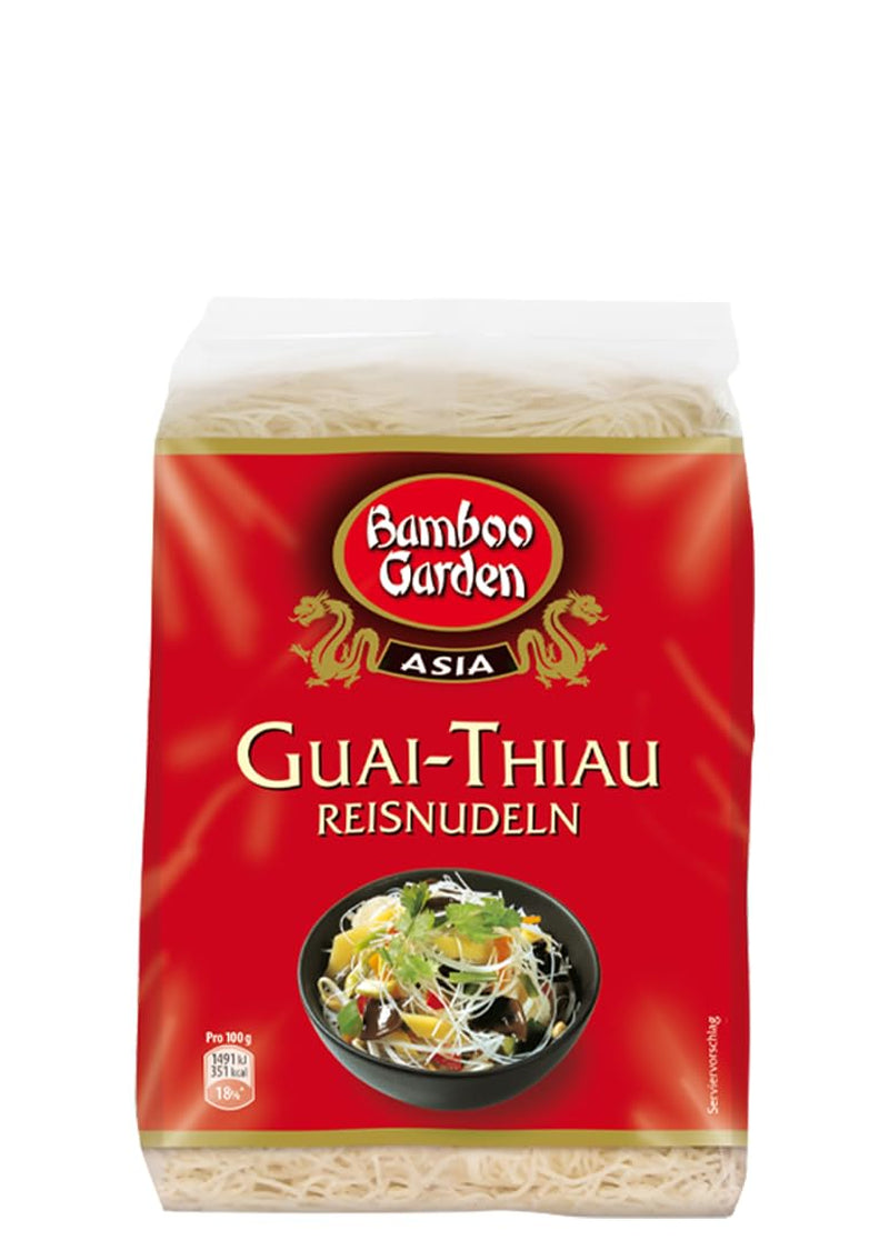 Bamboo Garden Guai Thiau rýžové nudle, 250g (design obalu se může lišit)