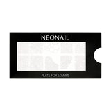 NÉONAIL Nagel Stempel Mit Schaber - Nägel Selber Machen - Razítko na nehty - Nageldesign Für Nagel Schablone - Francouzské nehty Stempel - Silikon Nagelstempel