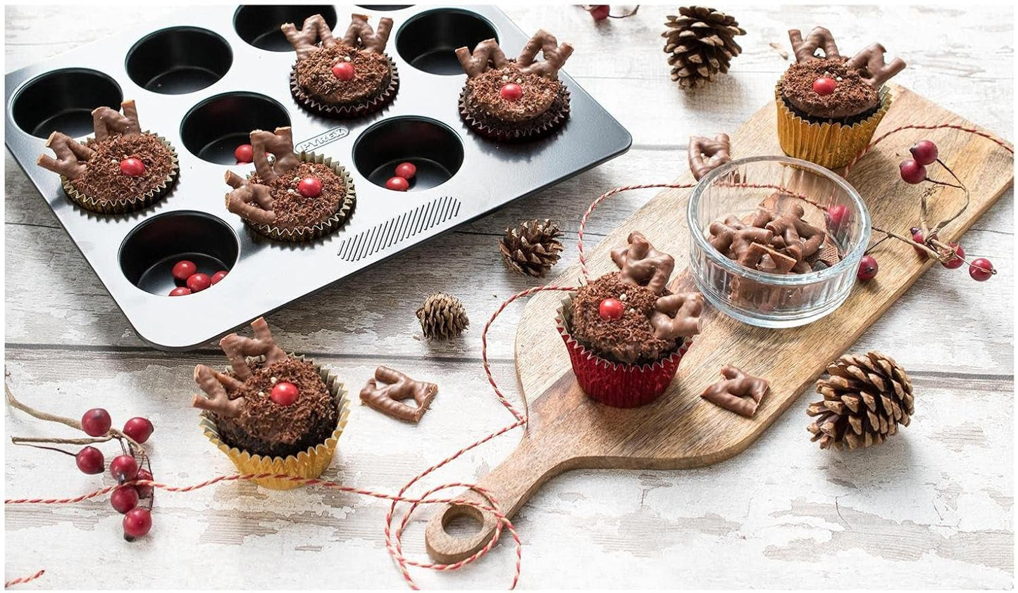 Kouzelný plech na 12 muffinů Formičky a plechy na pečení Naty Shop
