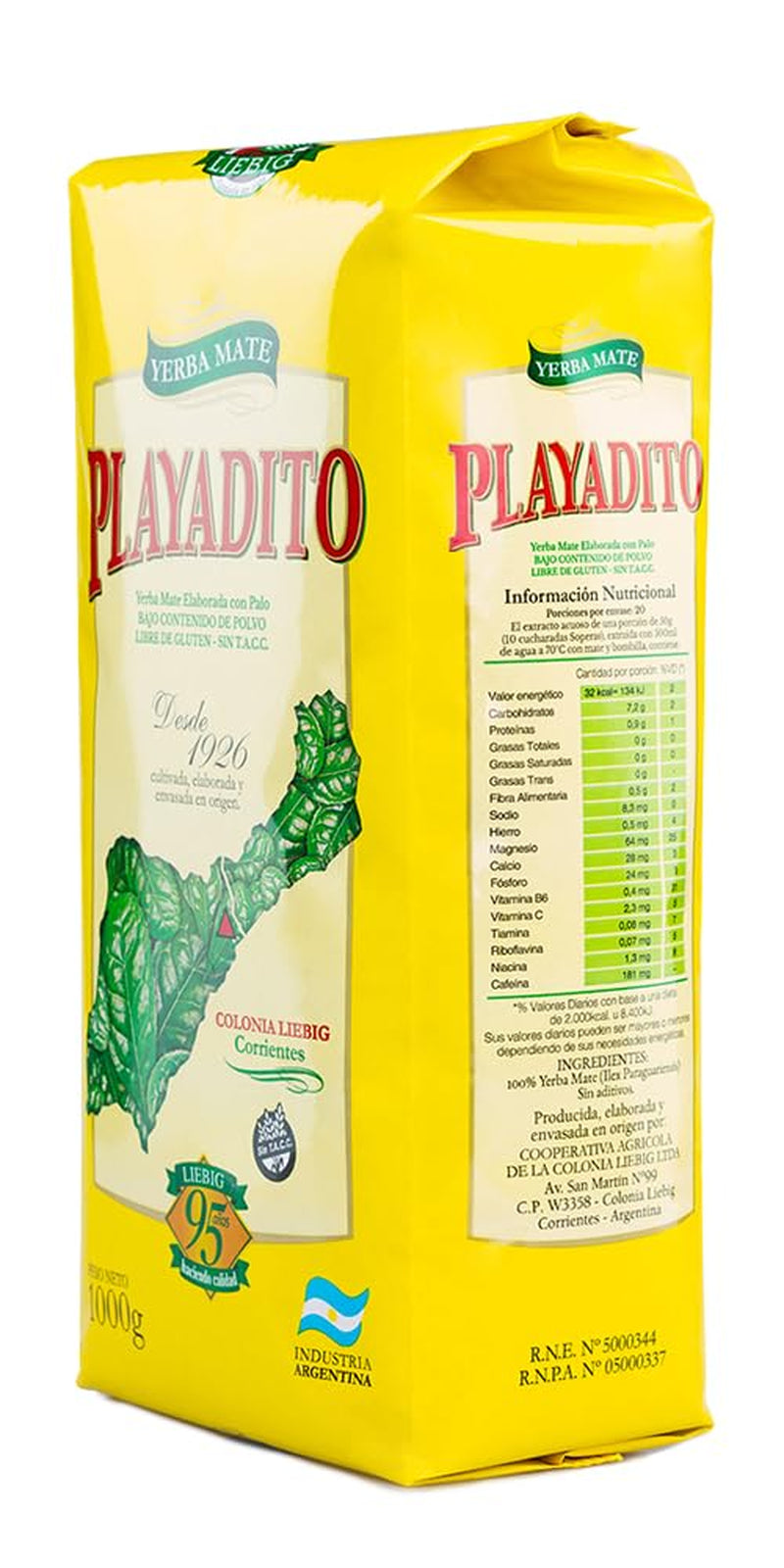 Čaj Yerba Mate 1 kg - balení 3 ks - antioxidant, energizující, obsahuje minerály a vitamín B - z Argentiny