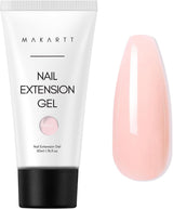 Makartt Poly Gel na prodloužení nehtů - Akrylový gel na prodloužení nehtů, gel na zpevnění nehtů, zdobení nehtů, 50 ml (fialový)