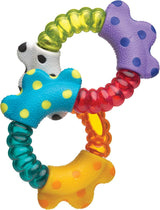 Playgro Rattle Super Shaker - chrastící míček pro miminka - chrastící míček - chrastící míček pro děti - chrastící míček - motorika - dětská hračka - motorika pro miminka - barevné Bebe Naty Shop Toys Click and twist chrastítko