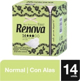 Renovujte první normální komprese s křídly | 14 tablet | Ultra tenký a super absorpční