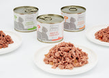 MjAMjAM - prémiové mokré krmivo pro kočky - Smíšené balení I - kuře, hovězí maso, srdíčka 6 balení (6 x 200 g), bez obilovin s extra masem