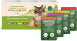 Amazon Grain Free Mokré krmivo pro kočky pro dospělé kočky Výběr masa ve vývaru 4,76 kg 56 balení po 85 g (dříve celoživotní)