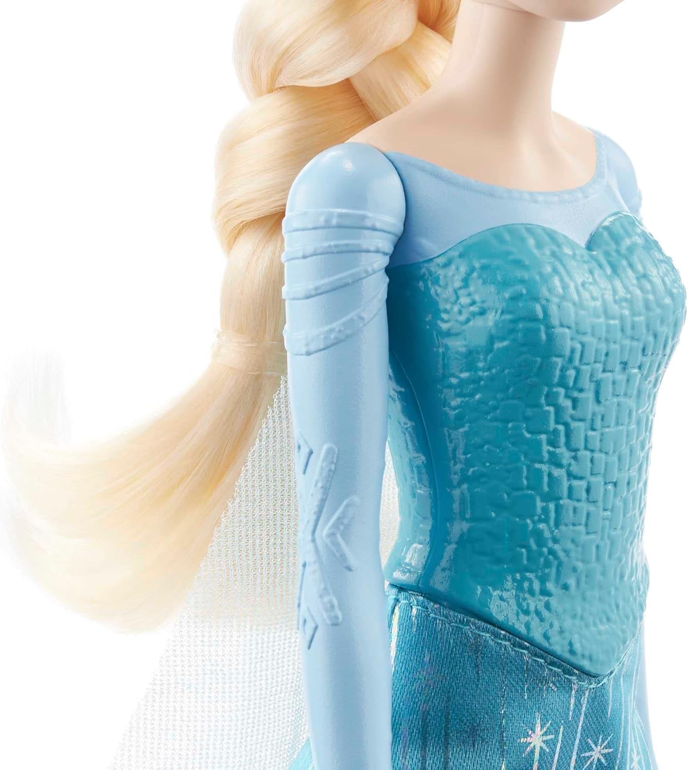 Elsa Mattel Disney panenka Frozen, panenka Frozen, rozčesatelné blond vlasy, polohovatelné, odnímatelné boty, dárky Disney, hračka od 3 let, HLW47