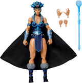 Masters of the Universe Mistrovská akční figurka Přibl. 18 cm vysoký, New Eternia Evil-Lyn, MOTU Toy Villainess, Čarodějka, 30 bodů pohybu, Hůlka s křišťálovou koulí, JBP77 Akční figurky Naty Shop Výchozí název