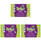 Melon Feuchttücher - Spülbar - Aus 95% Wasser - Parfümfrei - Plastikfrei - Dermatologisch Getestet - Feuchtes Toilettenpapier Aus 100% Pflanzlichem Cellulosematerial - 60 Tücher Naty Shop 60 Stück, Parfumifmi Pack (3Er)