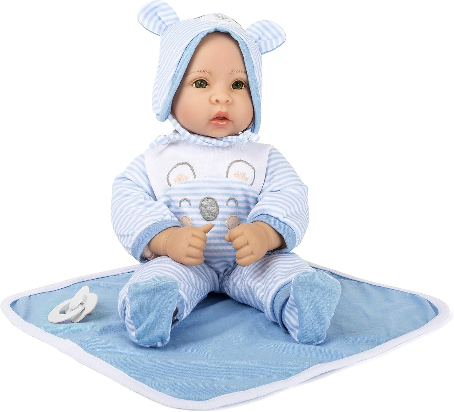 Small Foot Lukas Doll, včetně odnímatelného oblečení, dudlíku a měkké přikrývky, hraní rolí, 11238