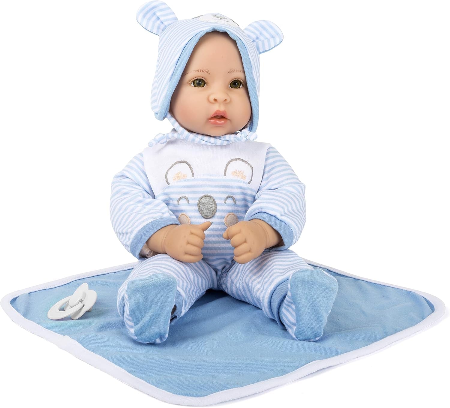 Small Foot Lukas Doll, včetně odnímatelného oblečení, dudlíku a měkké přikrývky, hraní rolí, 11238