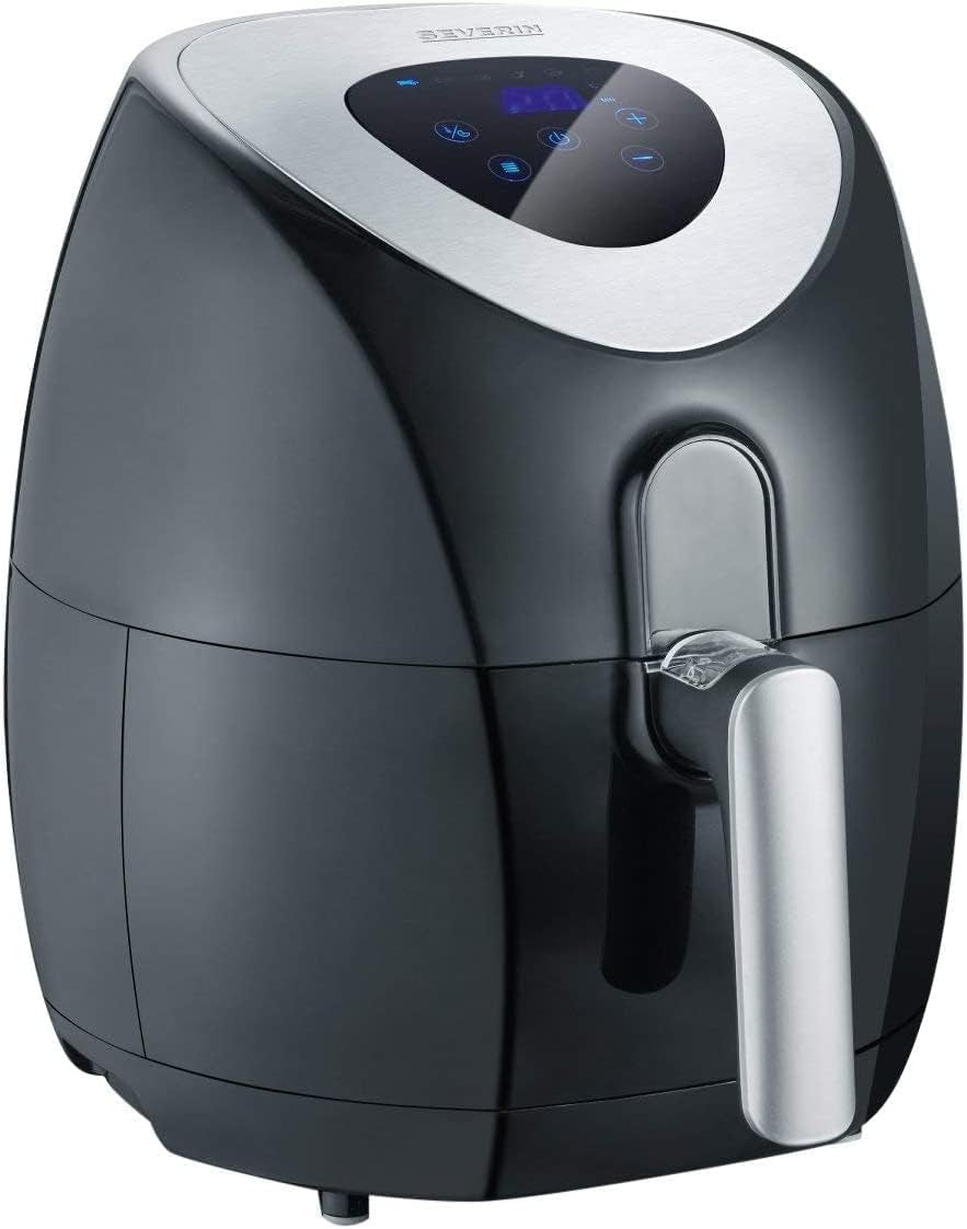 SEVERIN Dvojitá horkovzdušná fritéza s varnou komorou 2 X 3,8 L, 8 automatických programů Electrocasnice Naty Shop 3,2 l Garkorb / 6 Automatik Program