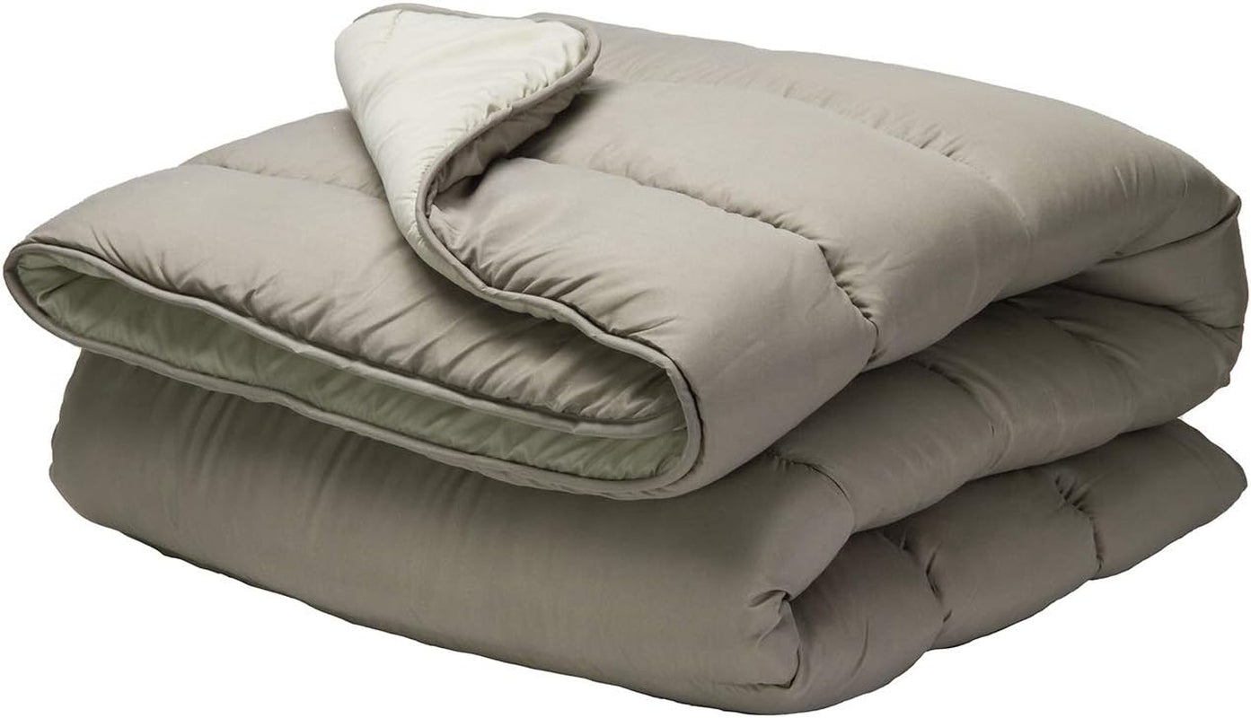 Pikolin Home - Oboustranná přikrývka 300 G - Dvoubarevná severská výplň - Do postele 90 - pohodlná, teplá, prodyšná, zelená, 150 X 220 cm Peřiny a přikrývky Naty Shop Polštář Mole 90 - 150X220Cm
