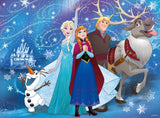 Ravensburger Puzzle pro děti - 13610 Frozen - Třpytivý sníh - Disney Frozen Puzzle pro děti od 6 let, se 100 dílky ve formátu XXL, s třpytkami Puzzle Naty Shop