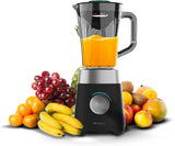 Cecotec Standmixer Power Black Titanium 2200MAX Smooth, 2200 W Maximale Leistung, 6 klingen Aus Edelstahl, Ice-Crush-Funktion, Turbo- Und Smoothie-Funktion, Autoclean-Funktion Kitchen Naty Shop Schwarz 1300 W | 1,5 l | Plast