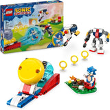 LEGO Sonic the Hedgehog Sonics Showdown at the Campfire Hra Hračka pro děti a fanoušky videoher Stavebnice pro chlapce a dívky 7letá dobrodružná sada Sběratelská sada 77001 stavebnic Beuche den LEGO-Store Výchozí název