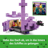 LEGO Minecraft The End Dragon a The End Akční sada hraček a objevů Videohra Stavebnice Sada Dobrodružná sada Dárek pro chlapce a dívky 8 let 21264 Stavebnice Beuche den LEGO-Store