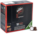 Caffè Vergnano 1882 - Èspresso Kompostierbare Kaffeekapseln, kompatibilní s Nespresso, Cremoso (krémová) - Packung Enthält 50 Kapseln