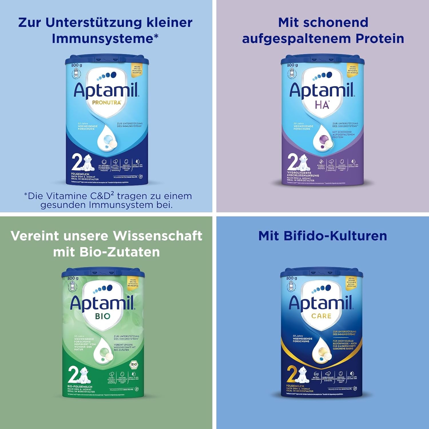 Aptamil Růstové mléko 1 Plus - Růstové mléko od 1 roku - 800g