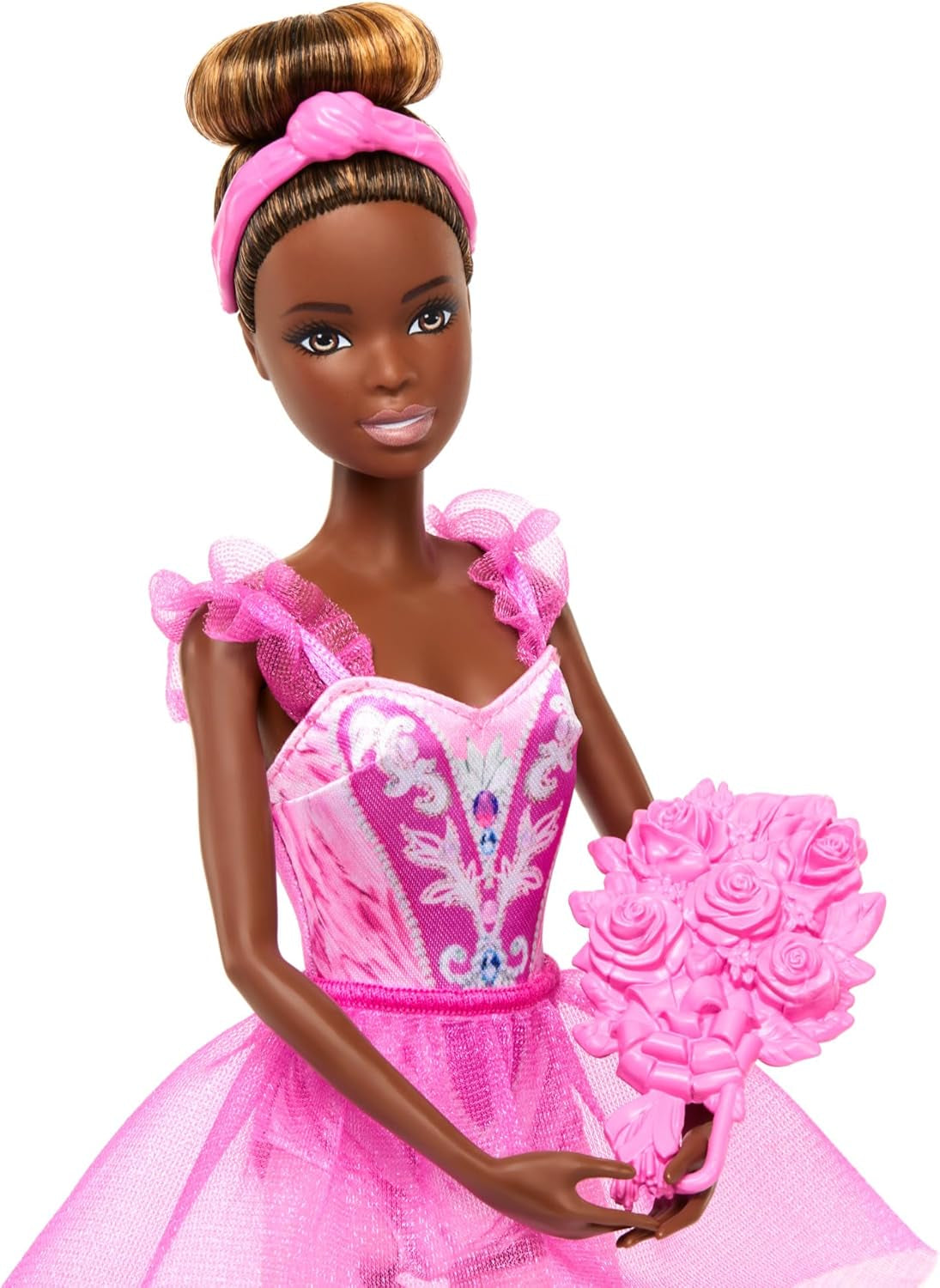 Barbie Ballettstudio Set se 2 loutkama a 9 koulemi, blondýnka a brunetka Balerína-Modepuppen s aussietzem Outfit and zum Tanzmotto passten Teilen, HXC37, [Multicolor]