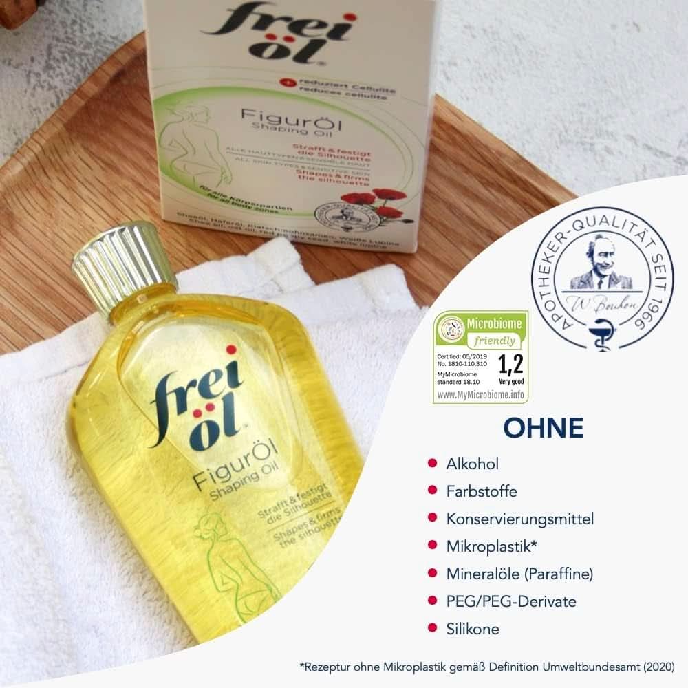 Frei Öl Tělový olej s anticelulitidním účinkem, 125 ml Sprcha a koupel Naty Shop