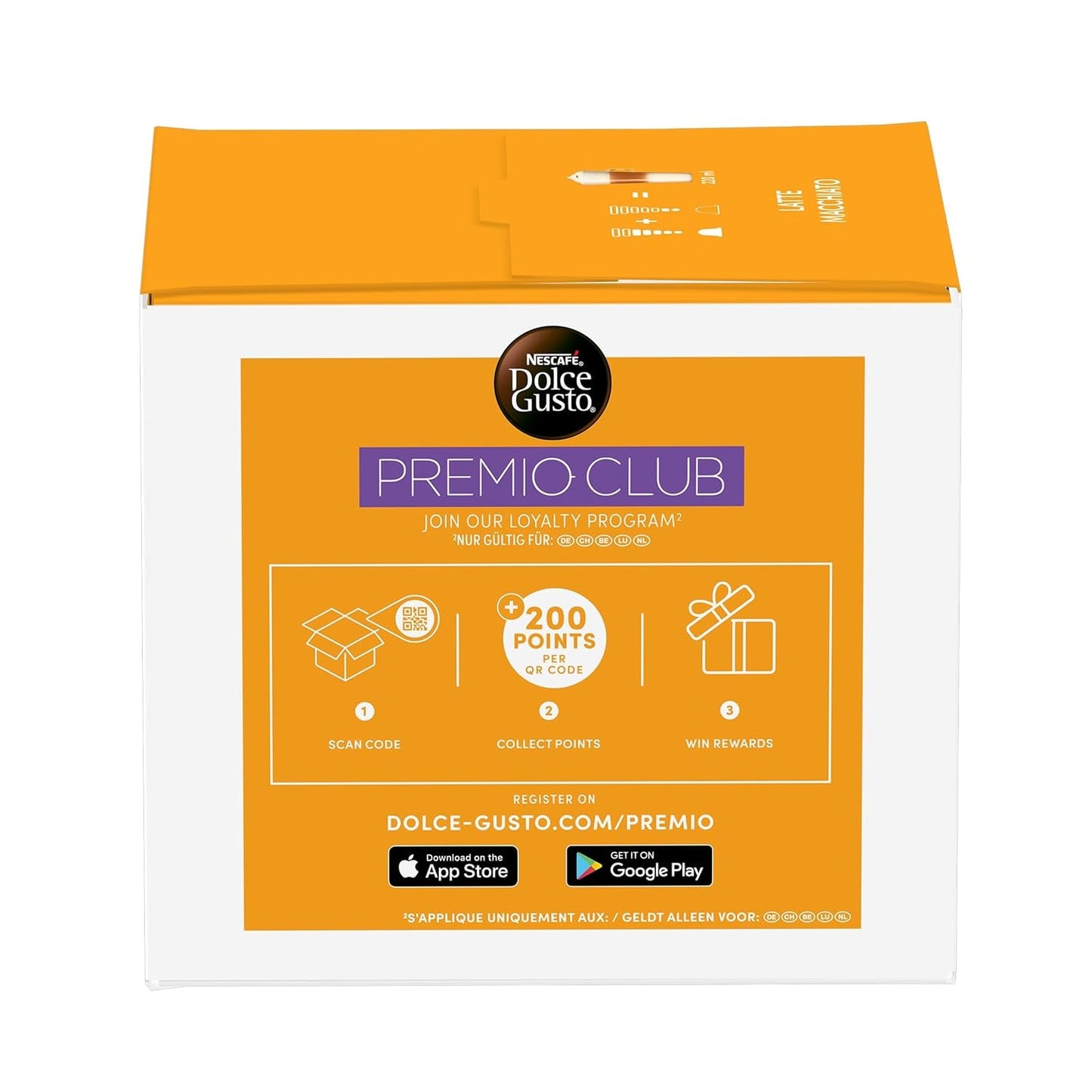 NESCAFÉ DOLCE GUSTO Latte Macchiato Kaffeekapseln 3er Vorratspack (3 x 30 kapslí)