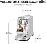Espresso kávovar Sage Nespresso Creatista Pro, nerezová ocel, kartáčovaná nerezová ocel