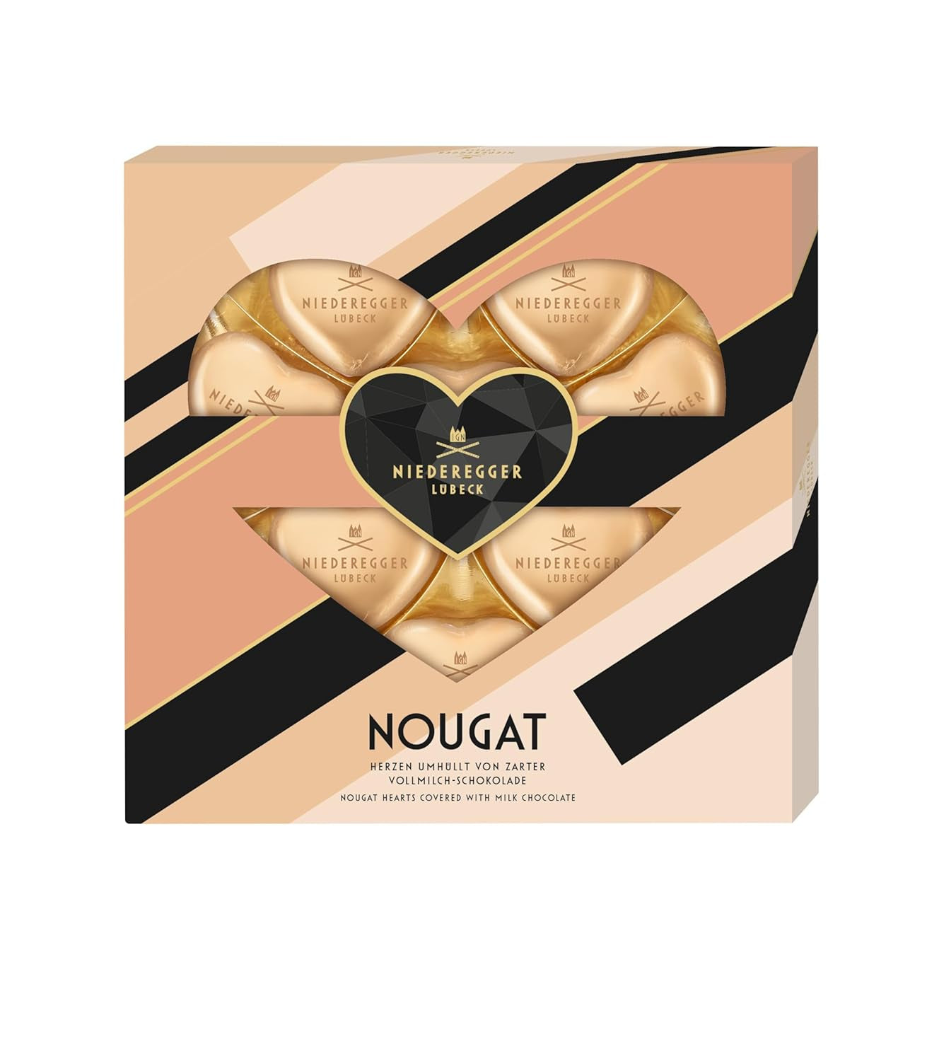 Niederegger nugátové srdce, 125 g
