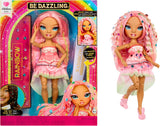 Rainbow High Be Dazzling - Adeline Rose - 28 cm růžová módní panenka s nástrojem na zdobení, třpytivými drahokamy a stylingovými doplňky