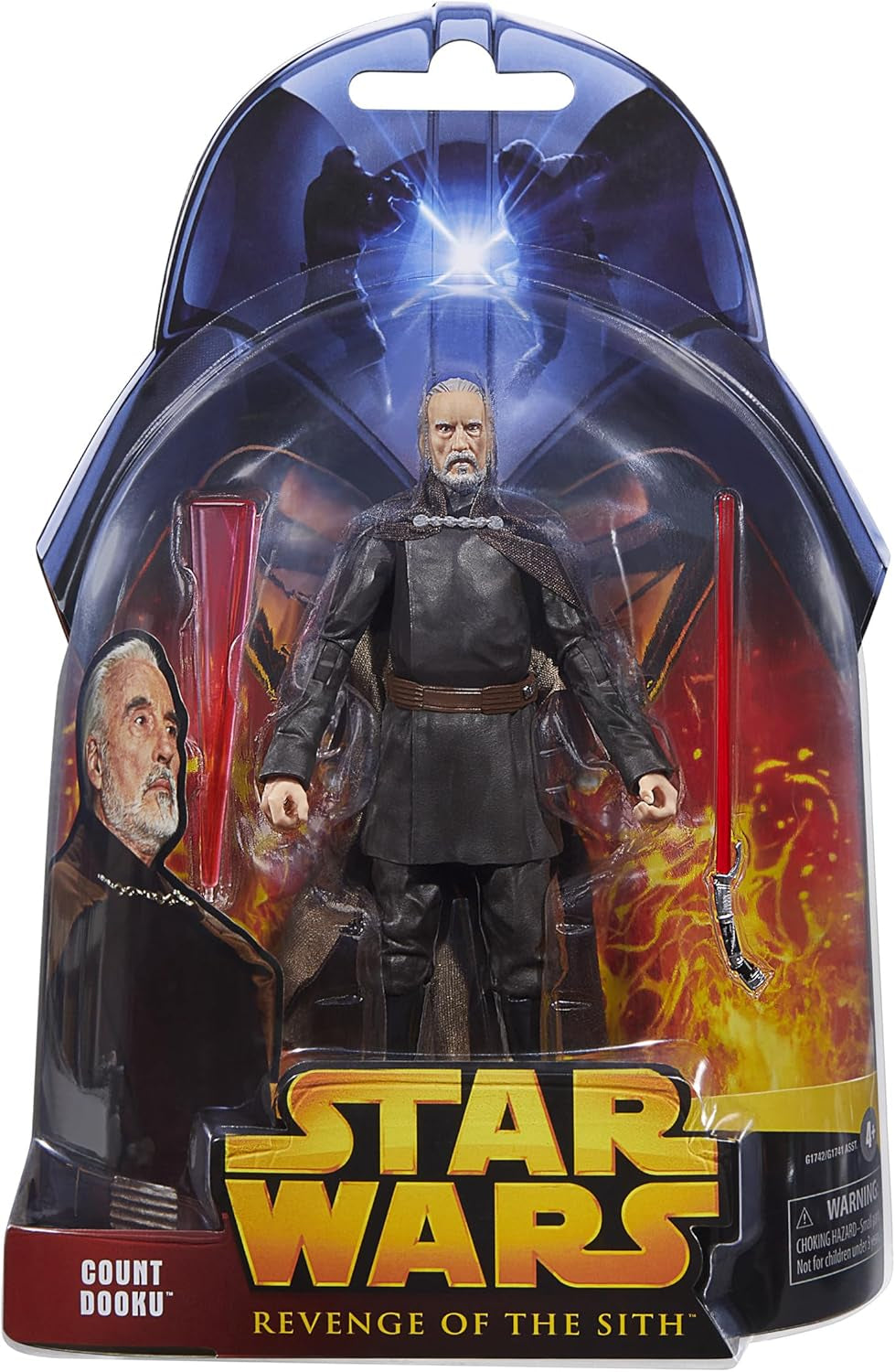 Star Wars Černá série Hrabě Dooku, Star Wars: Pomsta Sithů 20 let sběratelská akční figurka (15 cm) Akční figurky Naty Shop