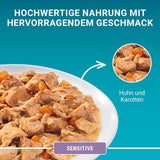PURINA ONE Sensitive mokré krmivo pro kočky, jemné kousky v kuřecí omáčce, balení 26 ks (26 x 85 g)