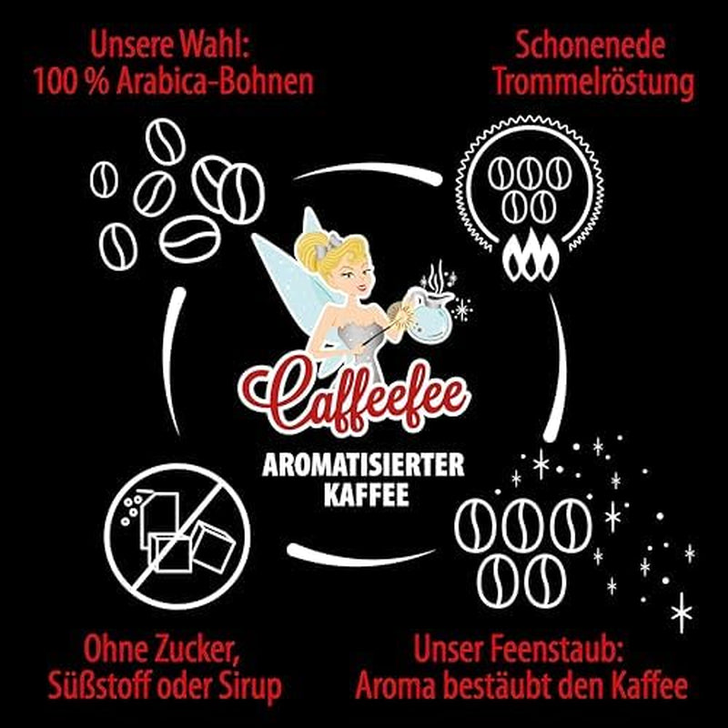 Caffeefee Belgické vafle Bohnen, 250 g, aromatisierter Röstkaffee