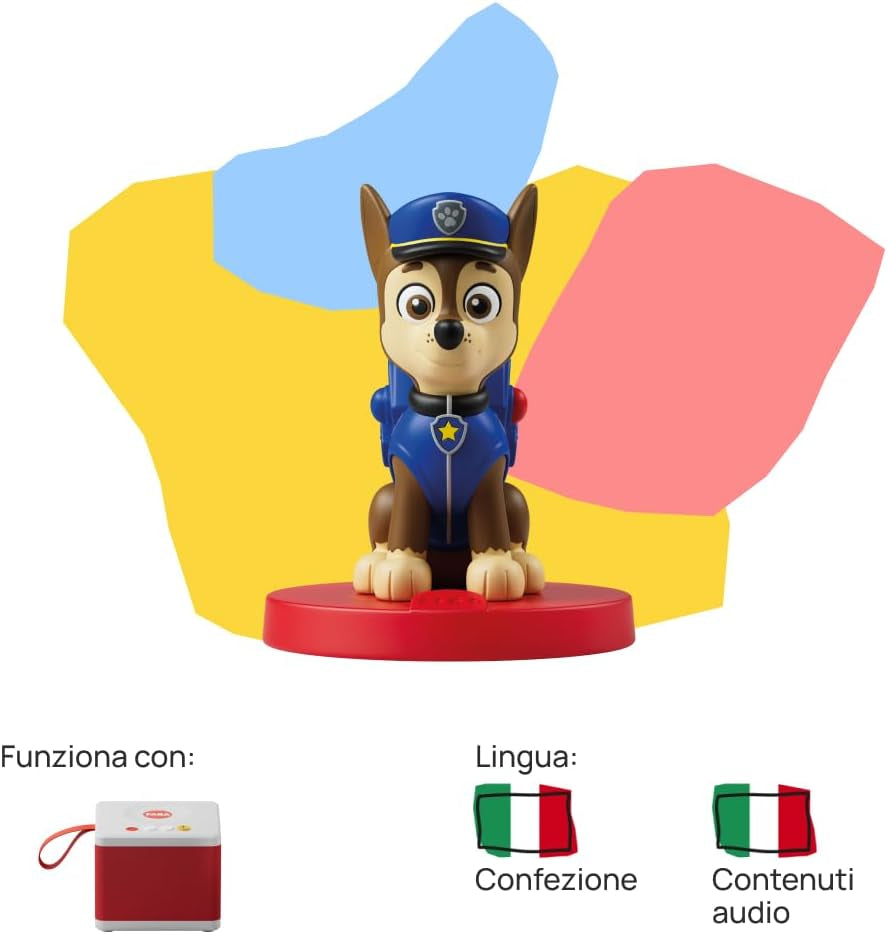Zvuková figurka - PAW Patrol Puppy team: Chase - zvukové příběhy a pohádky, chlapci a dívky 2-4 roky, italská verze Baby Toys Naty Shop