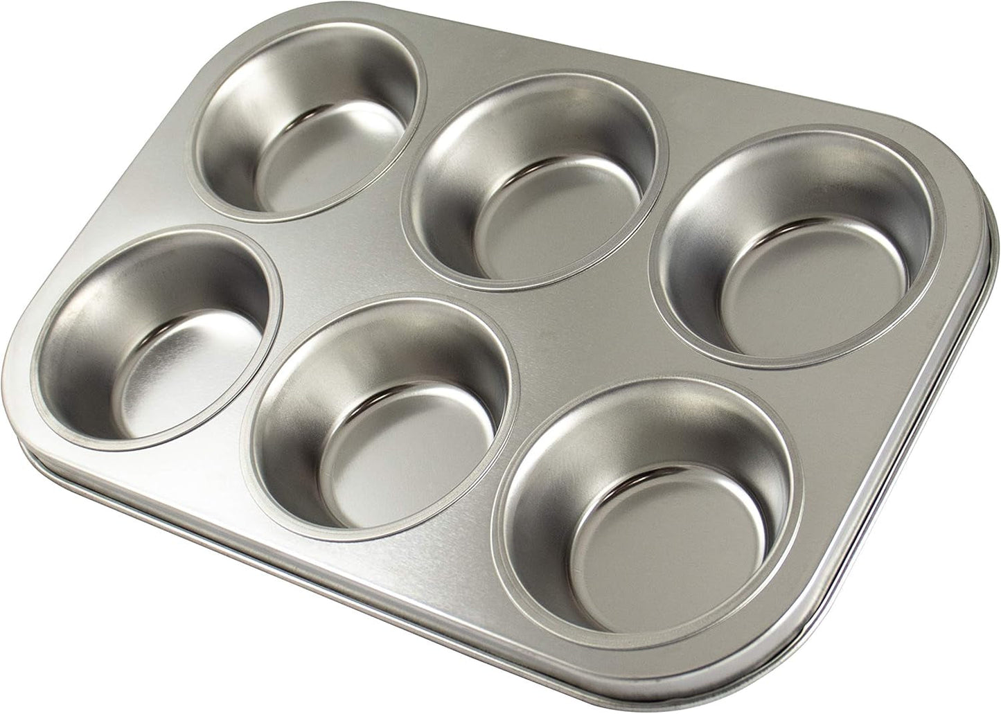 Zenker 62230 Plech na pečení Cupcake/Muffin 6 ks, páska 29 X 19,5 X 3 cm, Formy a plechy na pečení Silver Line Naty Shop