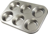 Zenker 62230 Plech na pečení Cupcake/Muffin 6 ks, páska 29 X 19,5 X 3 cm, Formy a plechy na pečení Silver Line Naty Shop