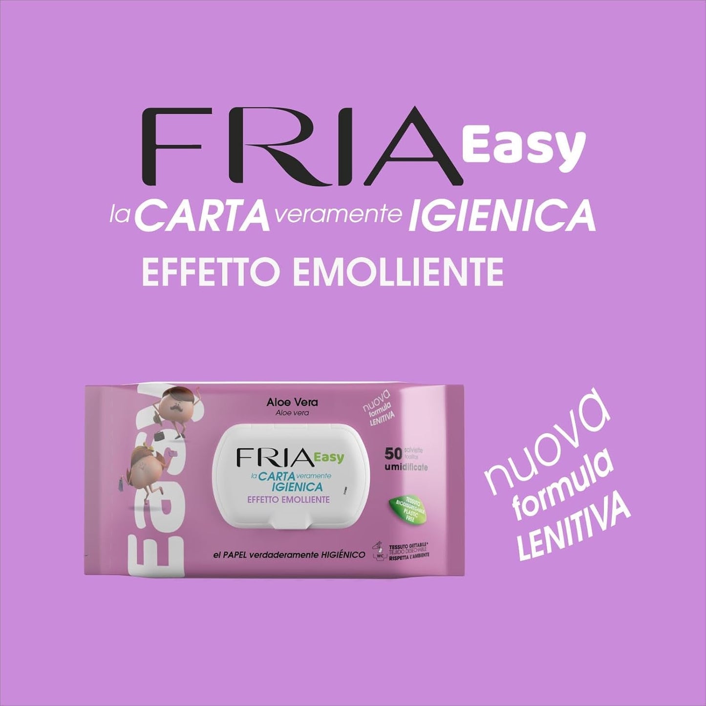 Easy Papel Higiénico Húmedo 2 vůně 50
