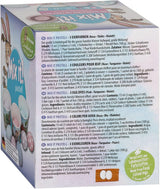 Heitmann Egg Dyes - Mix It Pastel - 3 tekutá vaječná barviva v růžové, tyrkysové a fialové, pohár, rýže, šablony a rukavice - snadné barvení vajíček