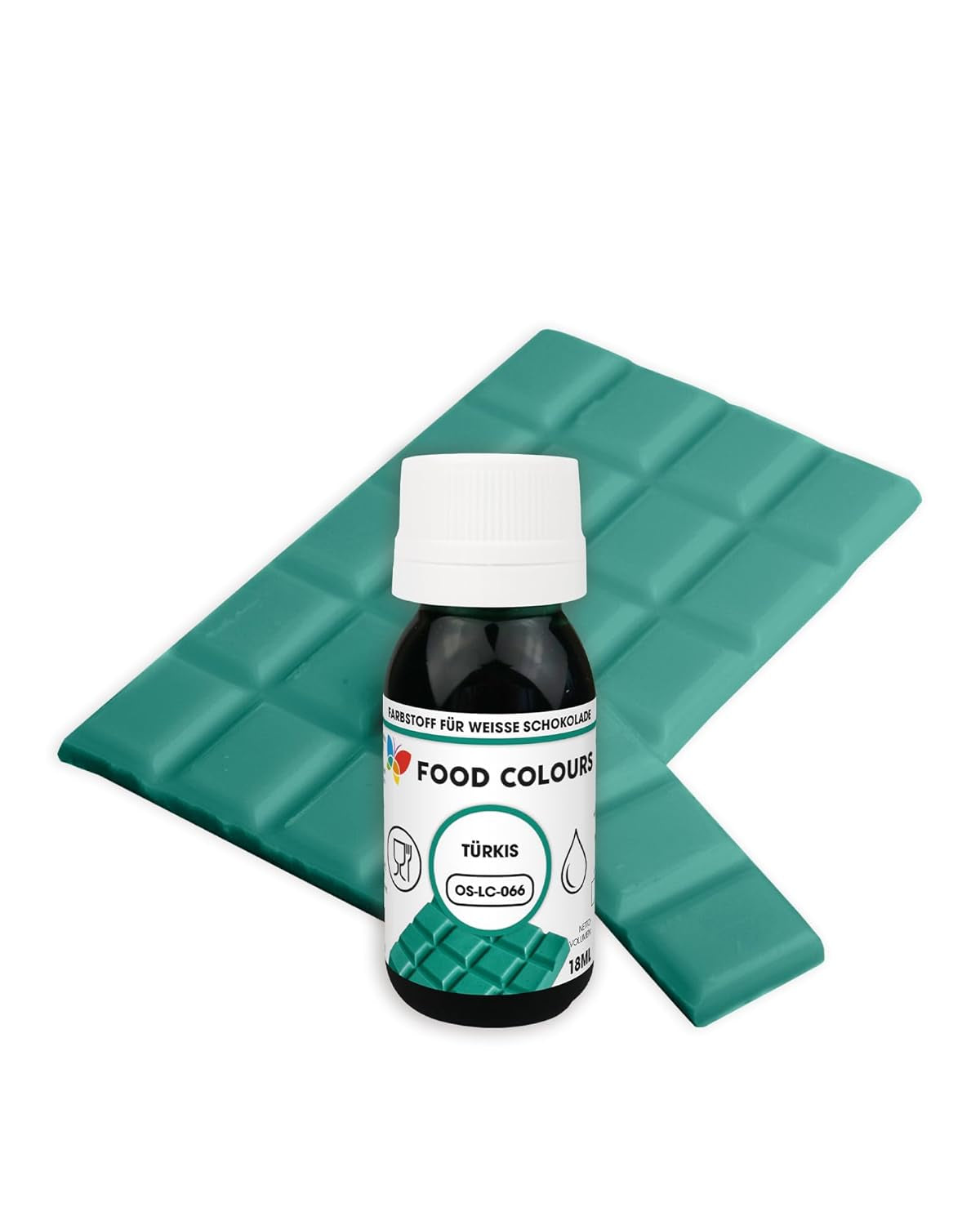 Potravinářské barvivo OS-LC DARK GREEN 18 ml Potravinářské barvivo na bílou čokoládu, pralinky, krémy, tučné pečivo, ozdoby na dorty a dorty