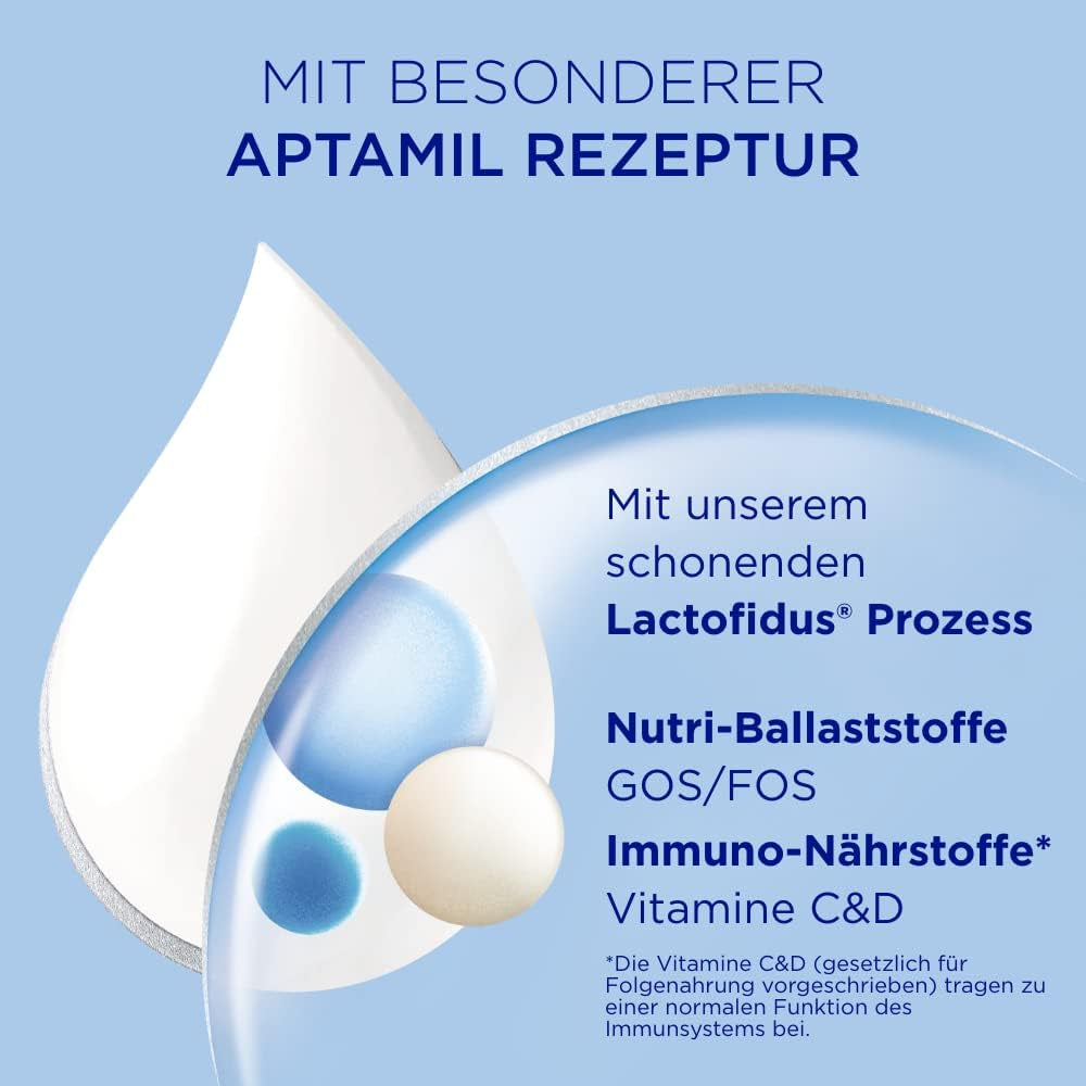 Aptamil Pronutra 2, pokračovací mléko po 6 měsících, kojenecké mléko připravené k pití (4 x 200 ml)