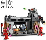 LEGO Star Wars: Mandalorianský souboj mezi Paz Vizslou a Moffem Gideonem, sběratelská stavebnice pro děti, nápad na dárek pro kreativní chlapce a dívky starší 7 let, mandalorianská hračka 75386 Stavebnice Beuche den LEGO-Store