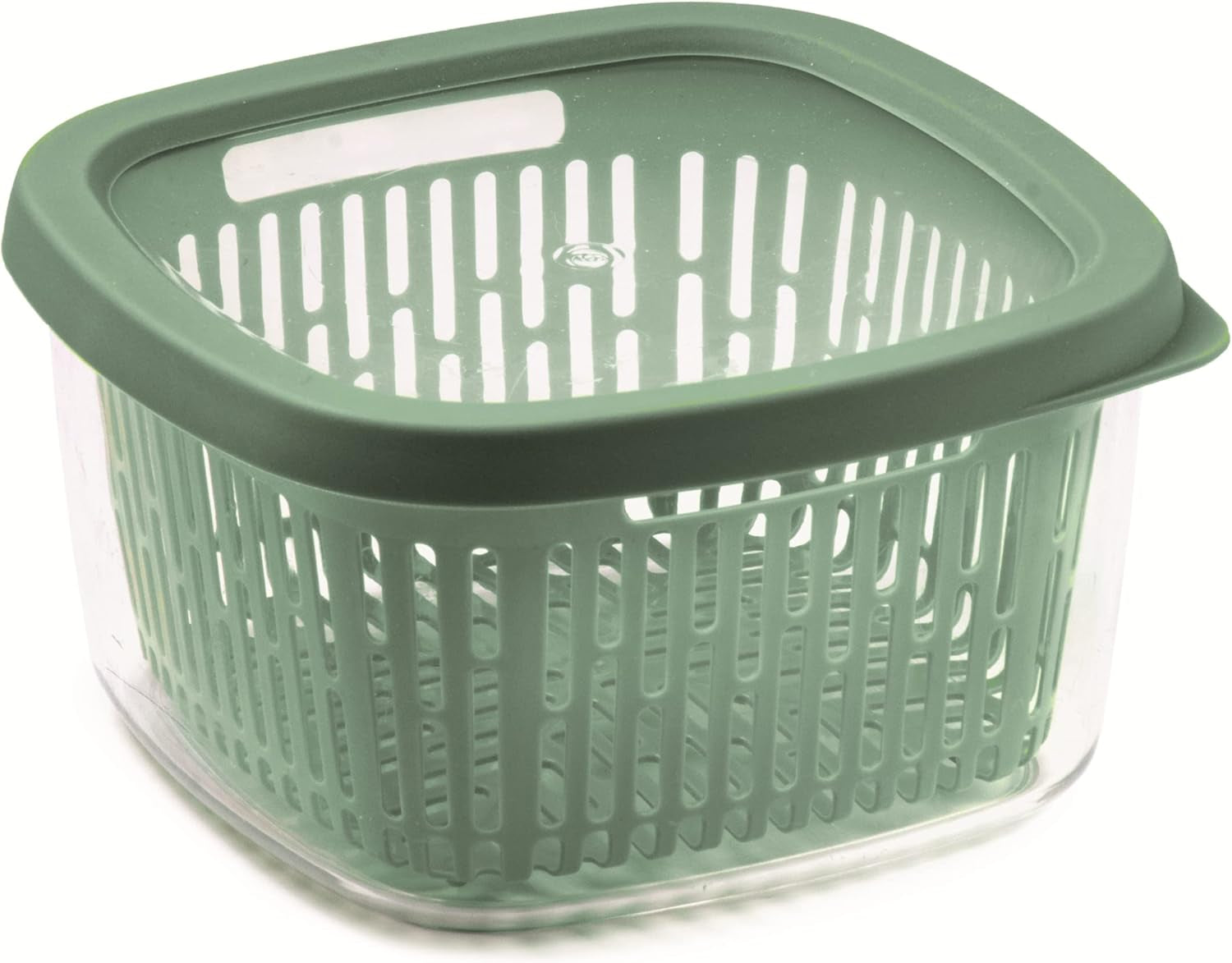 Pila na uchování ovocné chuti, plast, zelená, 4 LT - obdélníkové boxy na skladování potravin Naty Shop Green 1,5 l - čtvercové