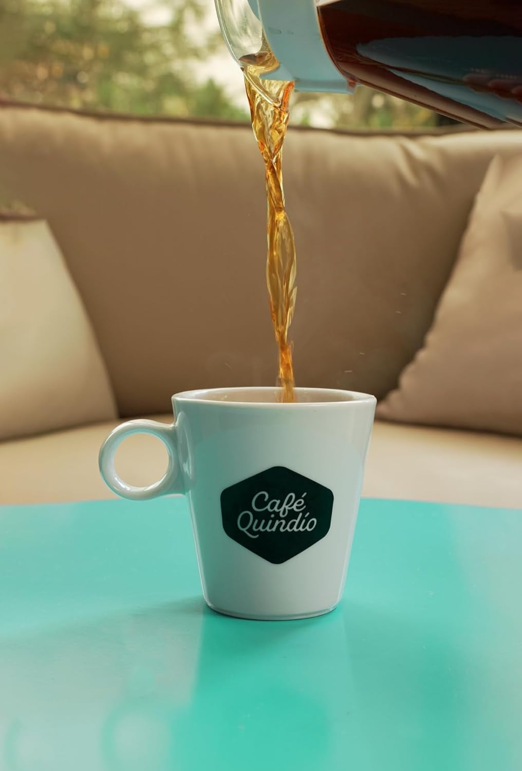 Cafe Quindio Specialty Coffee - 100% kávová zrna Arabica, Kolumbie - s přírodními tóny sladké vanilky (250 g) - ideální pro filtrovanou kávu, portafiltrační stroje nebo French press