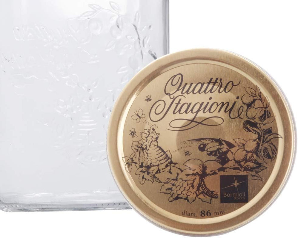 Bormioli QUATTRO STAGIONI skladovací dóza 1 litr (balení 2 ks) Dózy na potraviny Naty Shop