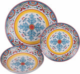 18dílný porcelánový jídelní servis, 6 různých sad talířů, Andalusie