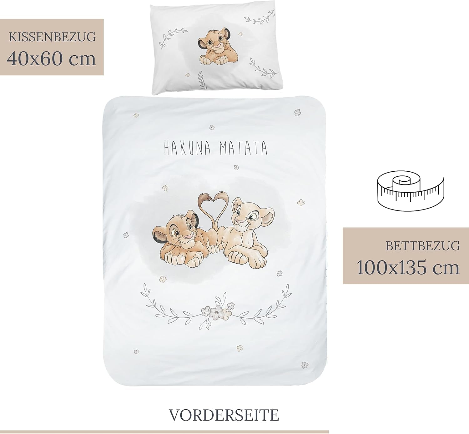 Dětské povlečení Simba, Povlečení Lví král - dětský Naty Shop