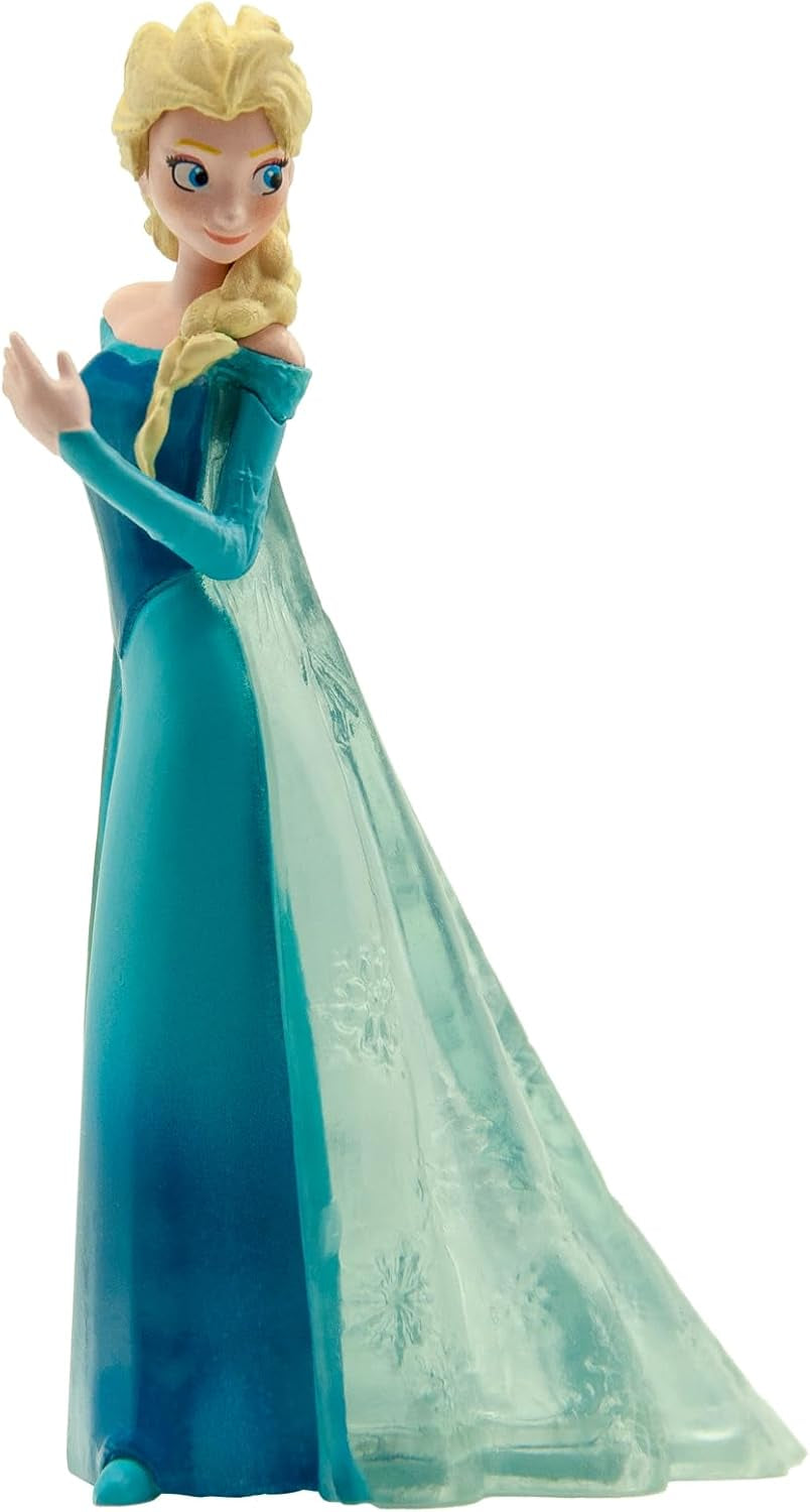 Bullyland 12961 - Figurka Elsa z Arendelle z filmu Frozen od Walta Disneyho, cca. 10,1 cm, vysoce detailní, ideální jako malý dárek pro děti od 3 let