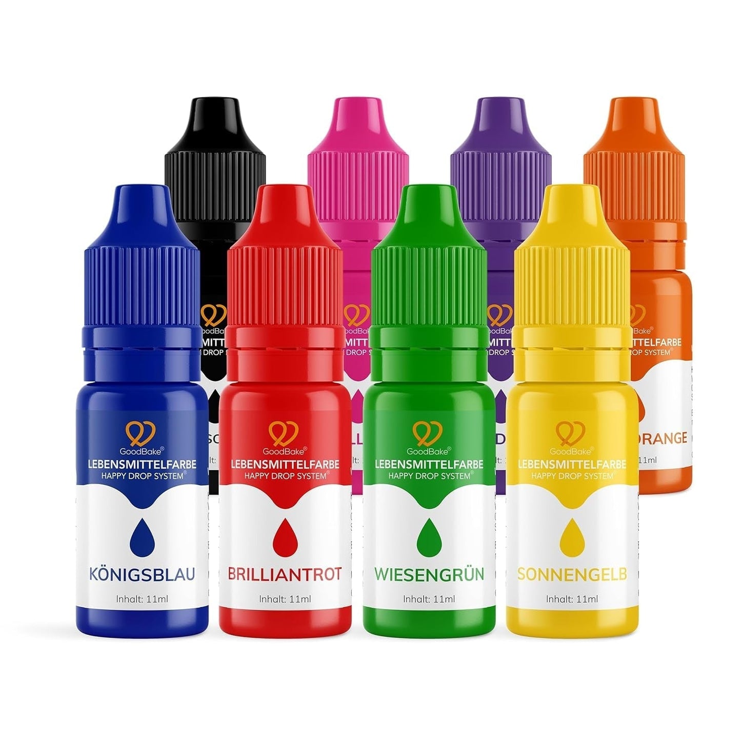 Goodbake Pink Food Coloring (11ml) - Intenzivní potravinářské barvivo - Velmi koncentrovaná barva - Pro barvení dortů, fondánu, máslového krému, nápojů, slizu a mnoha dalších předmětů. 100% vegan