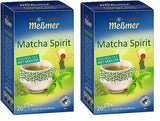 Meßmer MATCHA SPIRIT | Zelený čaj s Matcha | 20 čajových sáčků | Vegan | Bez lepku | Bez laktózy (balení 2 ks)