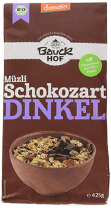 Bauck HOF Dinkelmüsli Schokozart, 425 G (1 Er Pack) Cereálie Naty Shop 425 G (1 Er Pack)