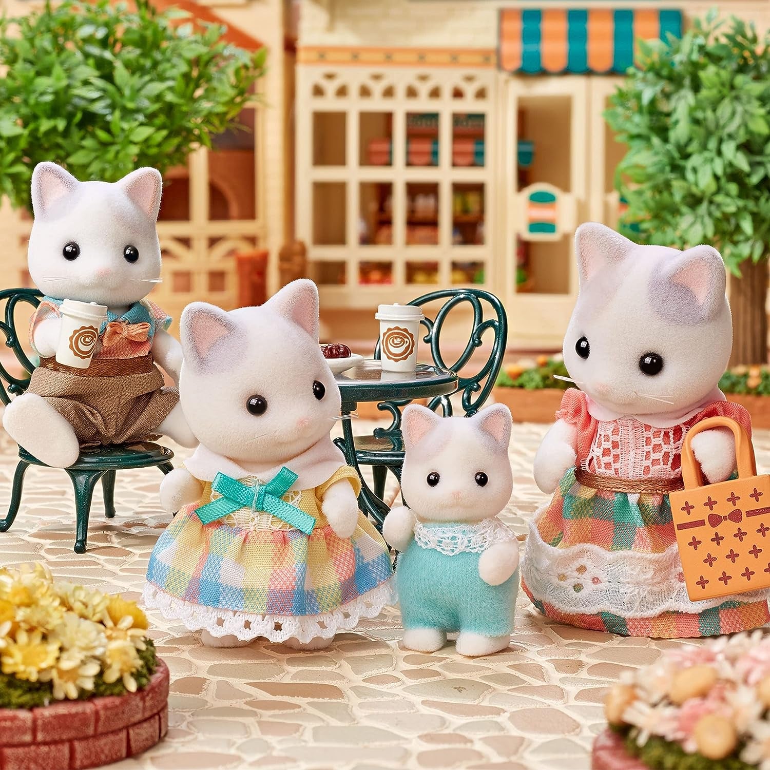 Sylvanian Families - 5738 Milk Cat Family - Figurky domečku pro panenky